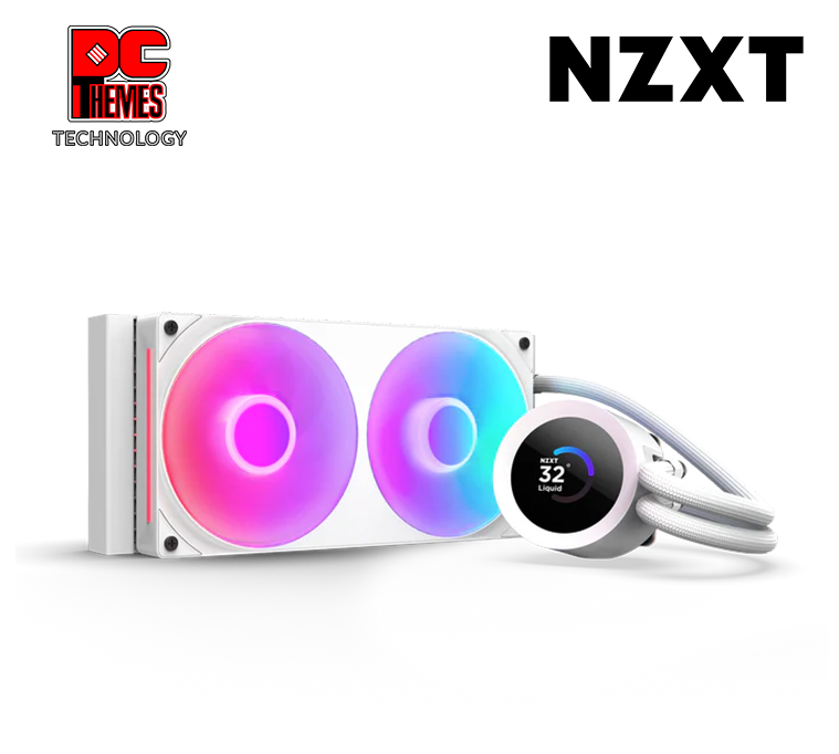 NZXT Kraken Plus 240 RGB V2 - White AIO Cooler